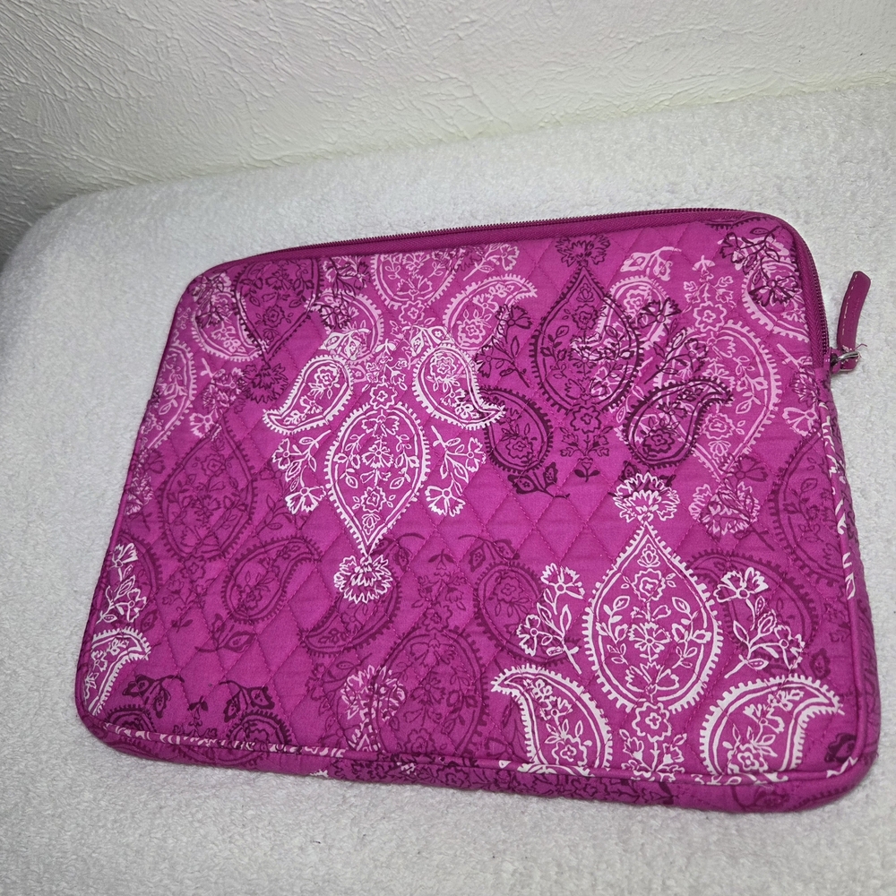 Vera Bradley Hot Pink Quilted Tech Sleeve